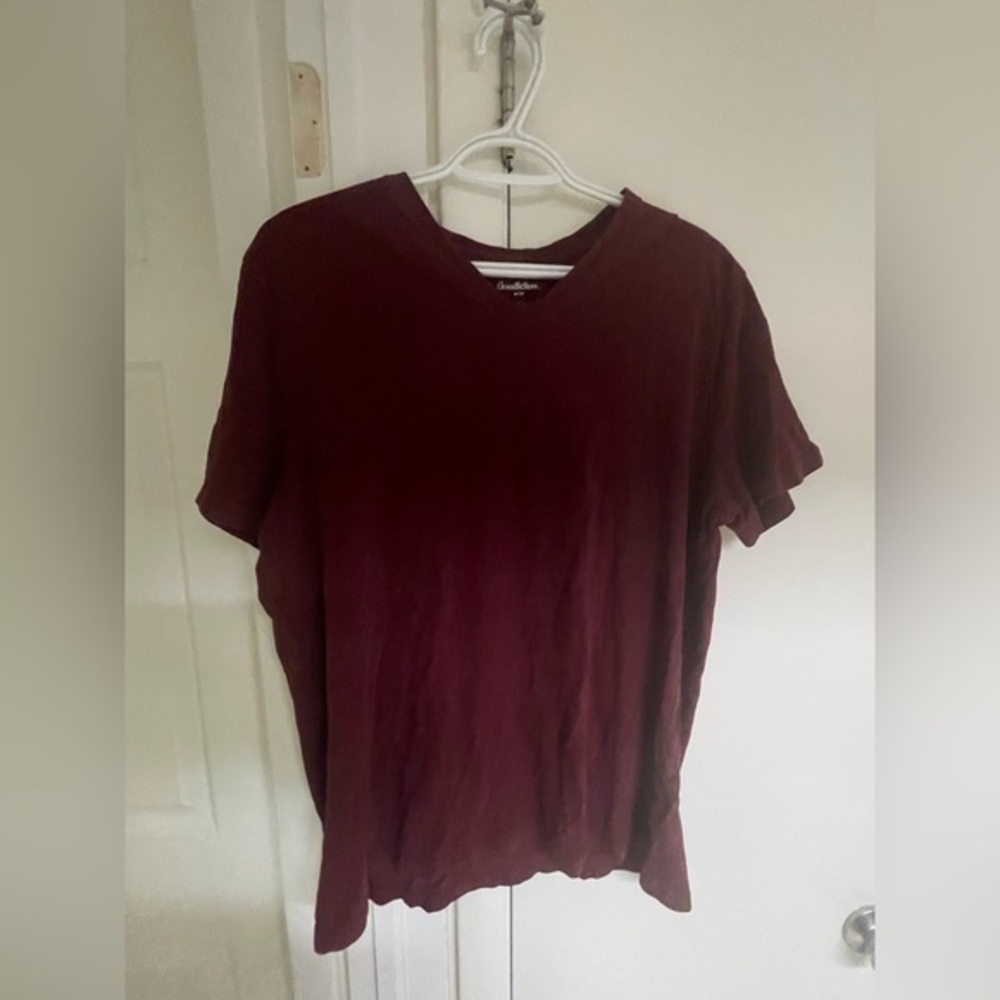 Goodfellow & co red shirt size large
